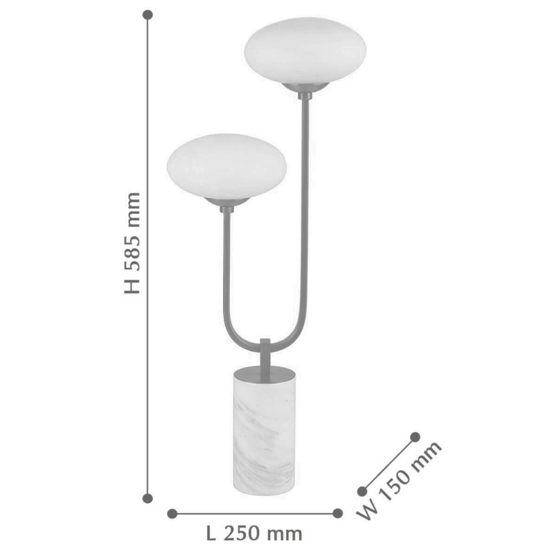Oval Balls Mushrooms Table Lamp Silver Oval Balls Mushrooms Table Lamp Silver в Перми