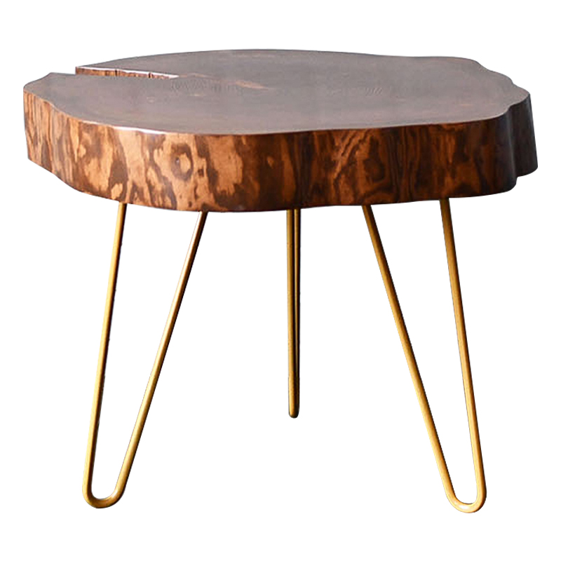 Кофейный стол Dylon Industrial Metal Rust Coffee Table Коричневый Желтый в Перми | Loft Concept 