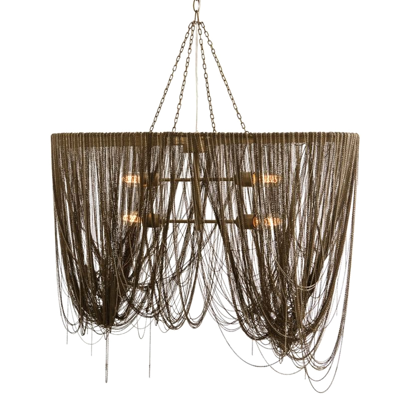 Люстра Arteriors LAYLA PENDANT Золотой Серебряный в Перми | Loft Concept 