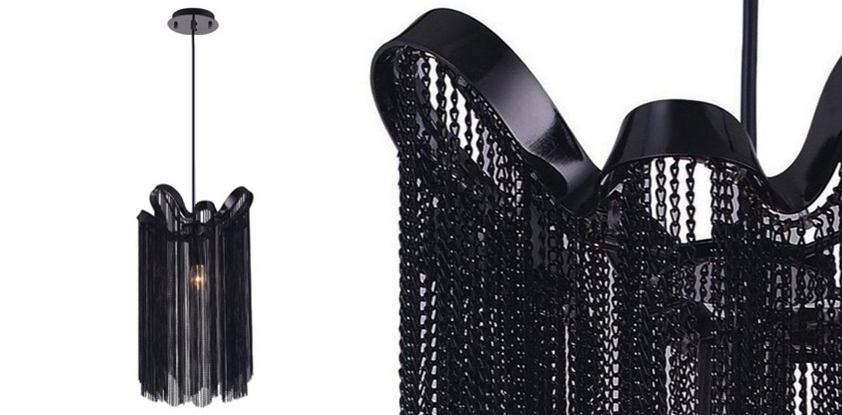 Подвесной светильник Atlantis Chain Black Подвесной светильник Atlantis Chain Black - Loft-Concept в Перми