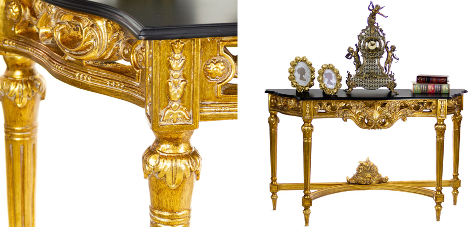 Консоль Console with Gold Monograms Консоль Console with Gold Monograms - Loft-Concept в Перми
