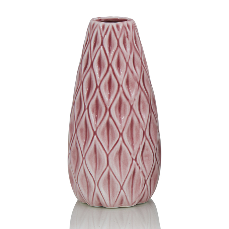 Ваза Ceramic Vase Розовый (Rose) в Перми | Loft Concept 