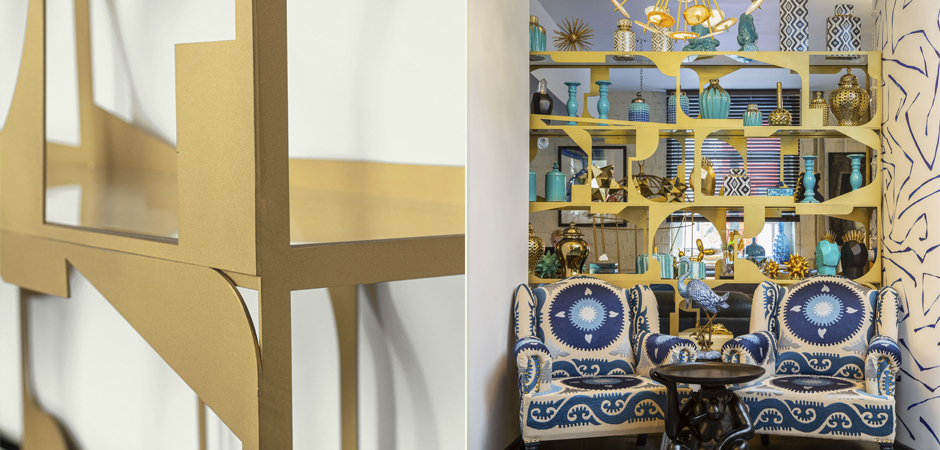 Стеллаж Golden Kaleidoscope Стеллаж Golden Kaleidoscope - Loft-Concept в Перми
