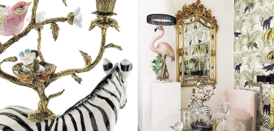 Подсвечник CANDLEHOLDER ATLANTA ZEBER Подсвечник CANDLEHOLDER ATLANTA ZEBER - Loft-Concept в Перми