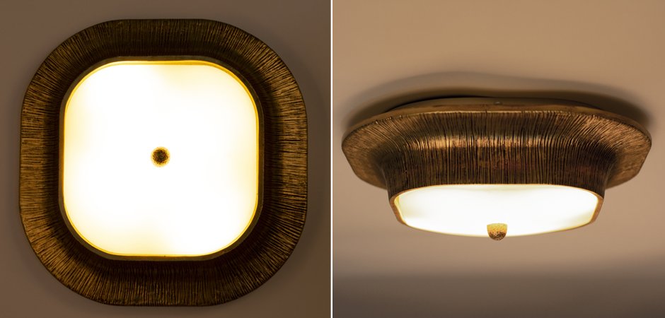 Потолочный светильник Utopia Round Sconce Gold Потолочный светильник Utopia Round Sconce Gold - Loft-Concept в Перми