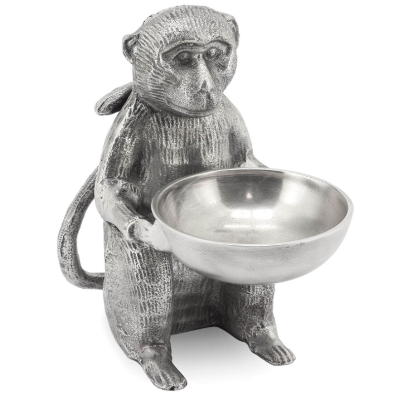 Подсвечник CANDLEHOLDER MONKEY ALLU Silver Серебряный в Перми | Loft Concept 