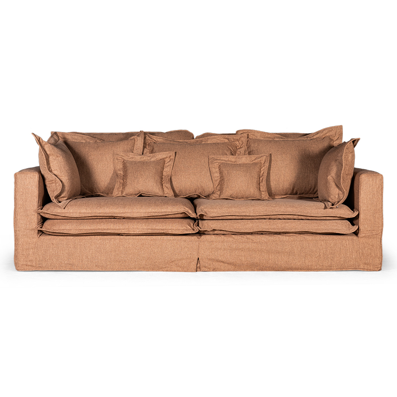 Диван Evelyn Textile Brown Sofa Коричневый в Перми | Loft Concept 