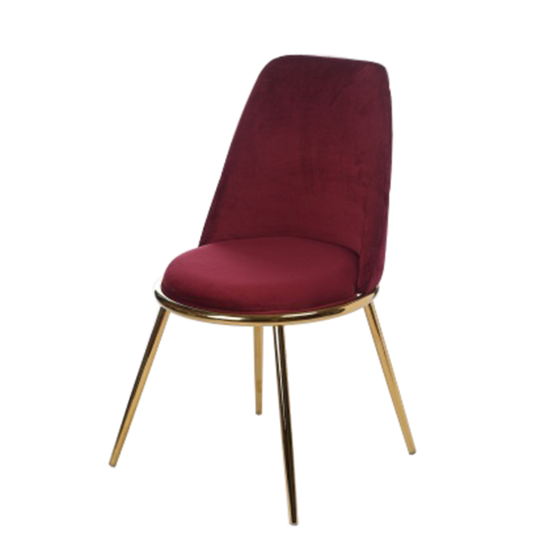 Стул Chairs Velvet Crimson Малиновый (Crimson) Золотой в Перми | Loft Concept 