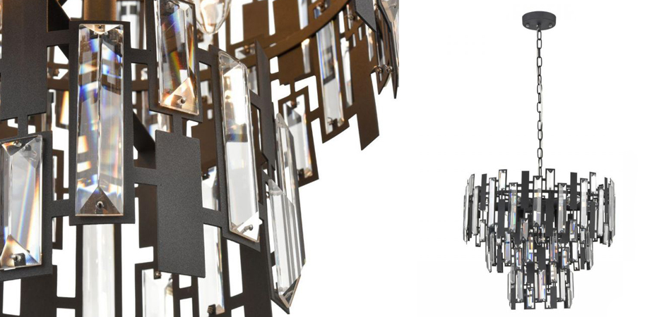 Люстра Darkness Chandelier three cascades Люстра Darkness Chandelier three cascades - Loft-Concept в Перми