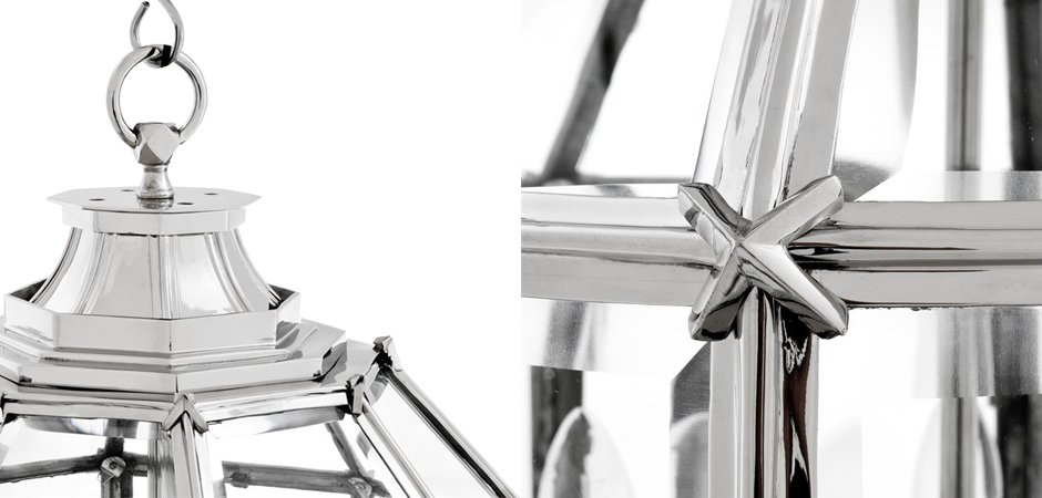 Люстра Lantern Owen Nickel M - Loft-Concept в Перми