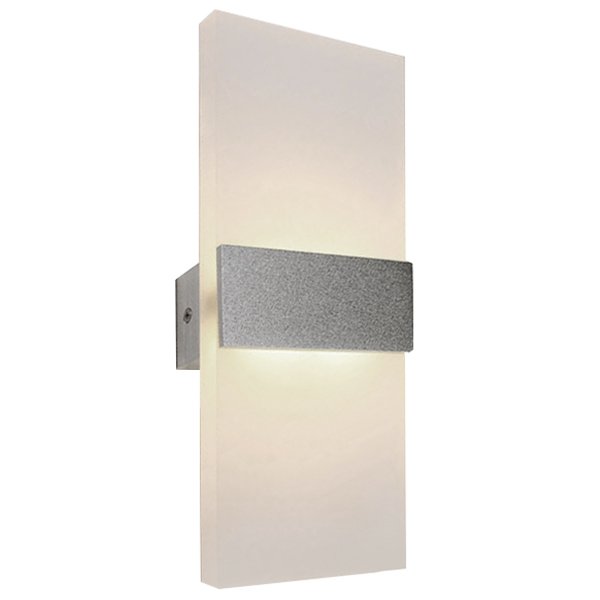 Бра Road Wall Light Silver Серебряный Прозрачный белый в Перми | Loft Concept 