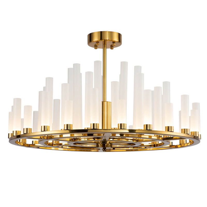 Люстра Candlestick Chandelier Глянцевое золото в Перми | Loft Concept 