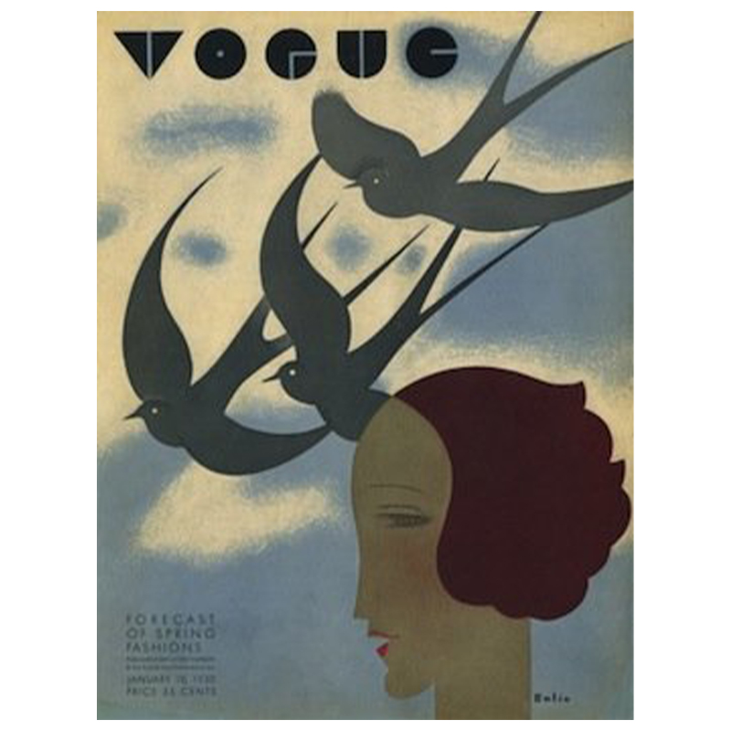 Постер Vogue Cover 1930 January  в Перми | Loft Concept 