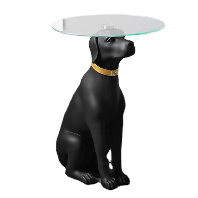 Приставной стол Black Dog Table Черный в Перми | Loft Concept 