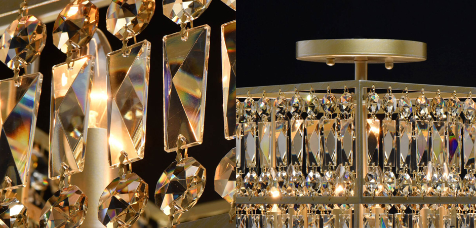 Потолочный светильник Crystal Inserts Lamp amber 6 Потолочный светильник Crystal Inserts Lamp amber 6 - Loft-Concept в Перми