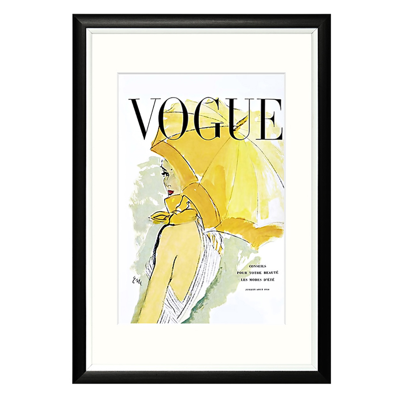 Постер Vogue July-August 1950 Мульти в Перми | Loft Concept 