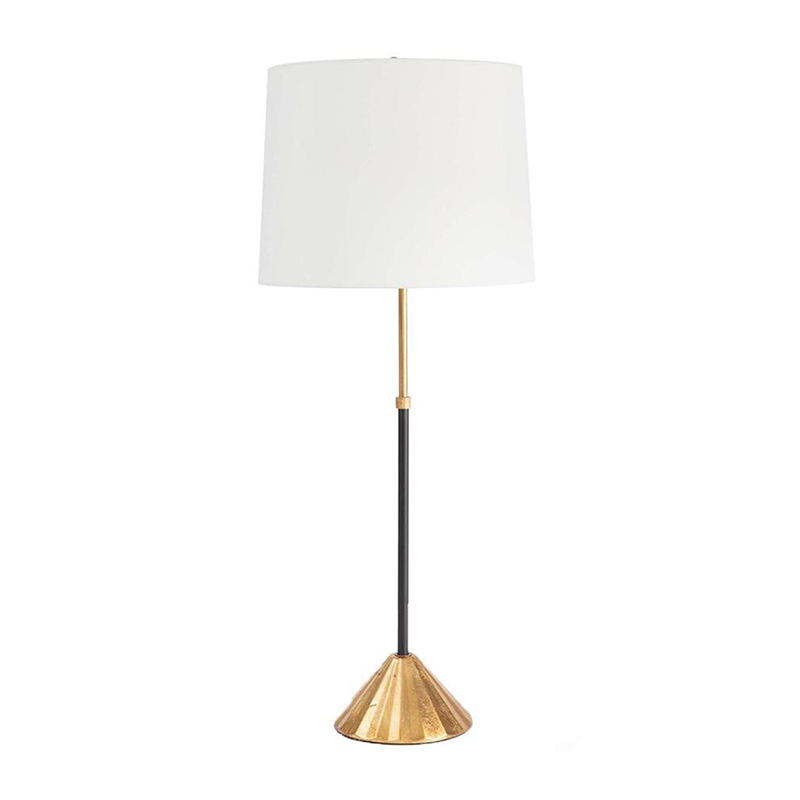 Настольная лампа Arleta Table lamp Белый Черный Золотой в Перми | Loft Concept 