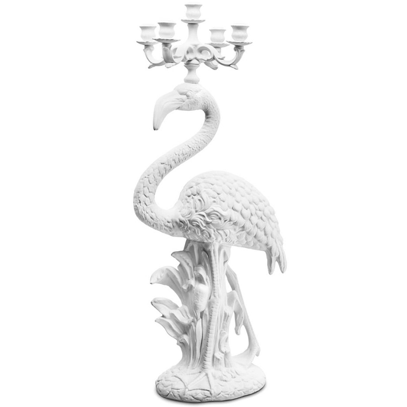 Подсвечник Candleholder Flamingo Bisc. White Белый в Перми | Loft Concept 