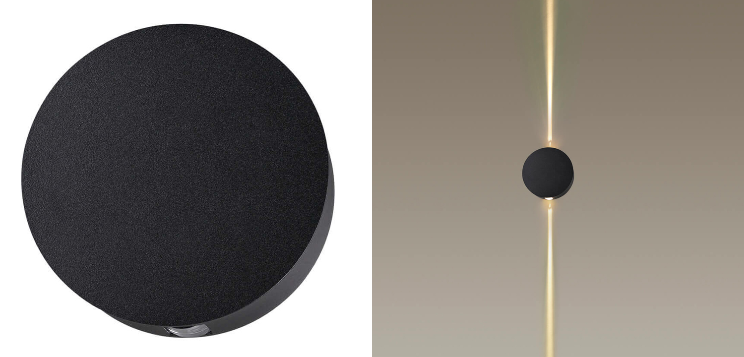 Спот Jedi Beam Sconce Circle black - фото