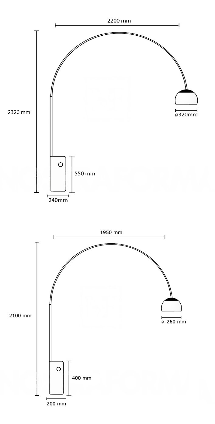 Торшер Flos Arco в Перми