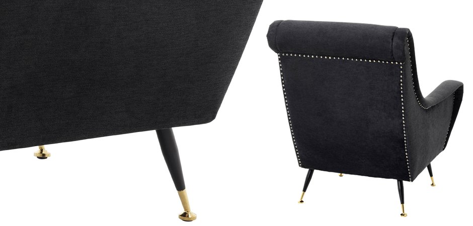 Кресло Eichholtz Chair Giardino Black Кресло Eichholtz Chair Giardino Black - Loft-Concept в Перми