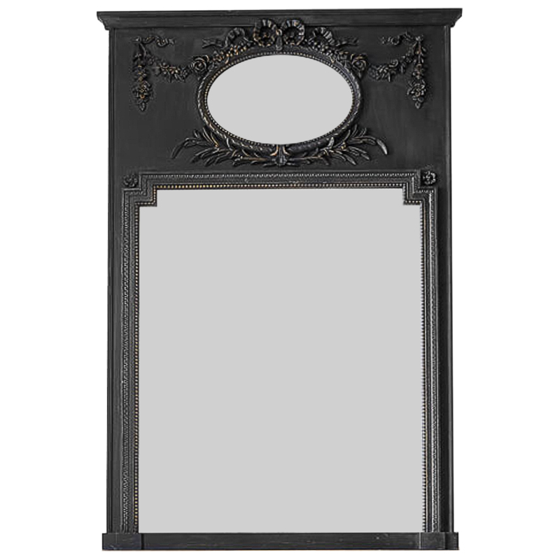 Зеркало Hendrica Mirror Black Винтажный черный в Перми | Loft Concept 