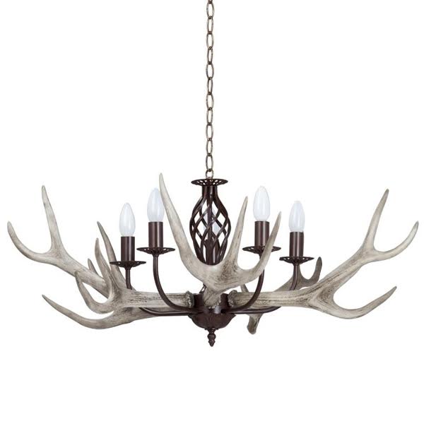 Люстра Horned Forrest Chandelier Коричневый в Перми | Loft Concept 