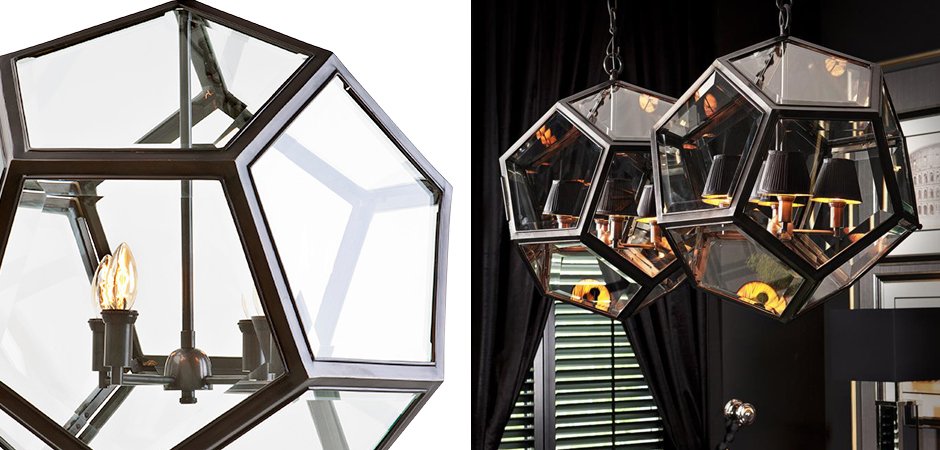 Люстра Eichholtz Lantern Yorkshire Bronze L - Loft-Concept в Перми