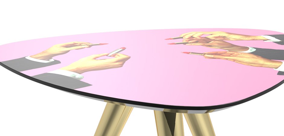 Журнальный стол Seletti Side Table Pink Lipsticks Журнальный стол Seletti Side Table Pink Lipsticks - Loft-Concept в Перми