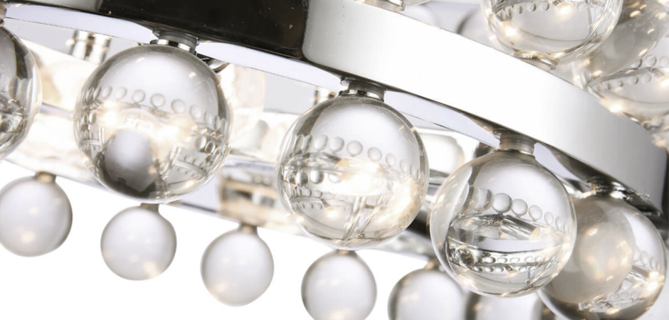 Sacramento Transparent Balls Two Circle Chandelier Sacramento Transparent Balls Two Circle Chandelier - Loft-Concept в Перми