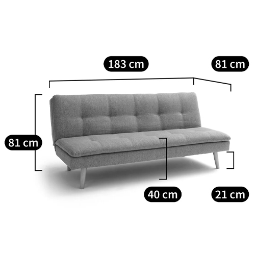 Раскладной диван Lavoie Grey Sofa в Перми