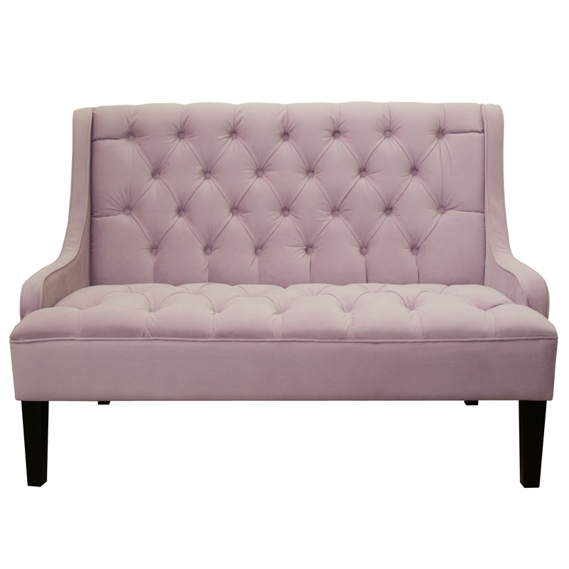 Диван Folket Sofa velour pink Розовый (Rose) в Перми | Loft Concept 