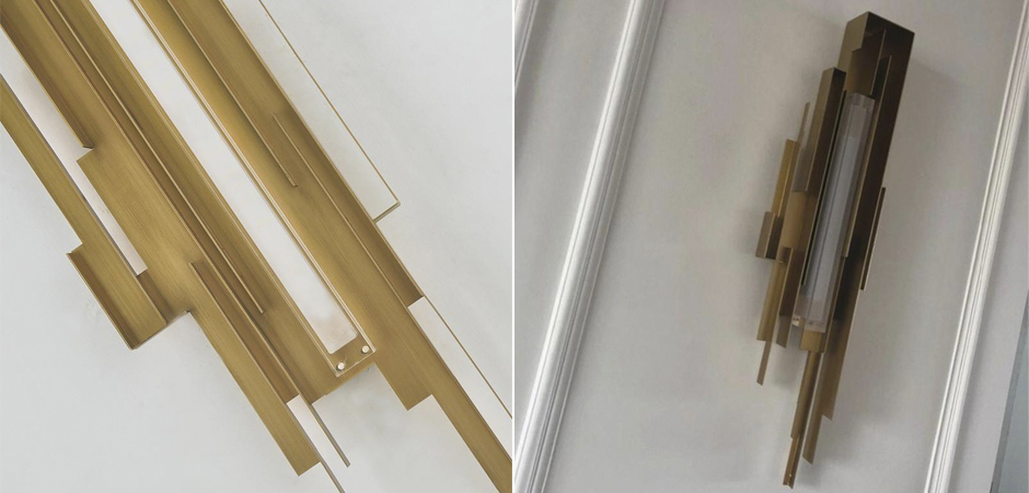 Бра Flowing Metal Sconce Бра Flowing Metal Sconce - Loft-Concept в Перми