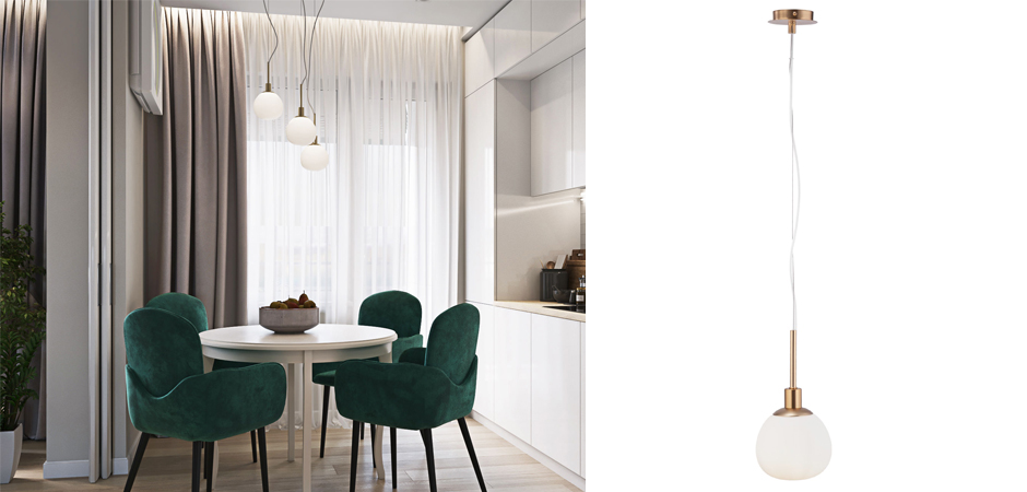 Подвесной светильник Tiepolo Ball Pendant Gold Подвесной светильник Tiepolo Ball Pendant Gold - Loft-Concept в Перми