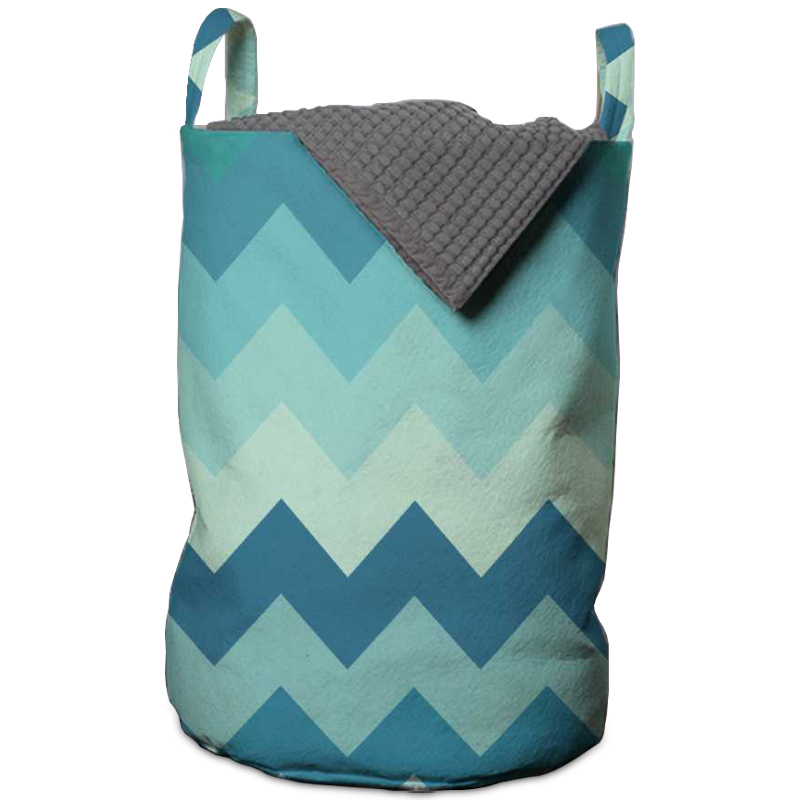 Корзина Blue Chevron Basket Мульти в Перми | Loft Concept 