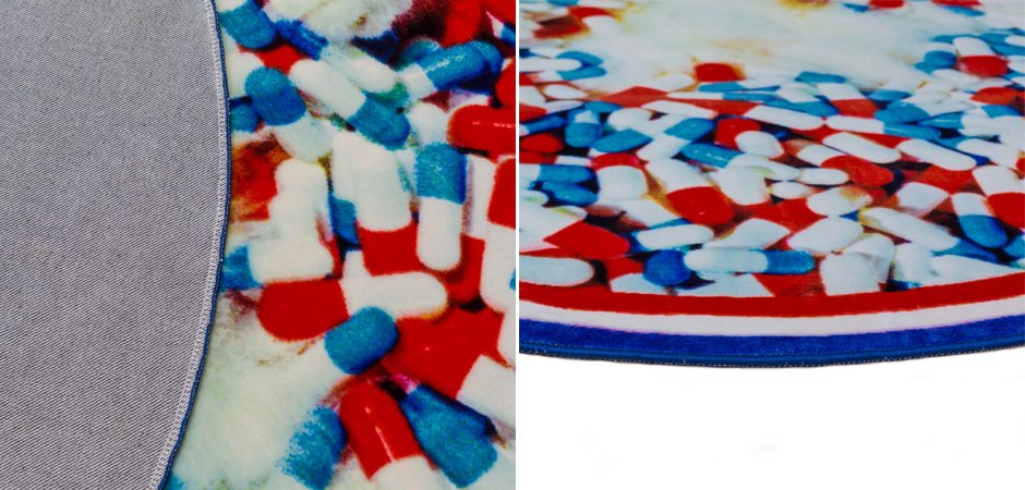 Ковер Seletti Round Rug Cat Ковер Seletti Round Rug Cat - Loft-Concept в Перми