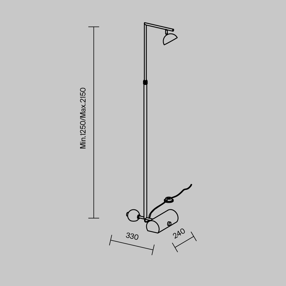 Напольный светильник Pikant 3000К 13Вт в Перми
