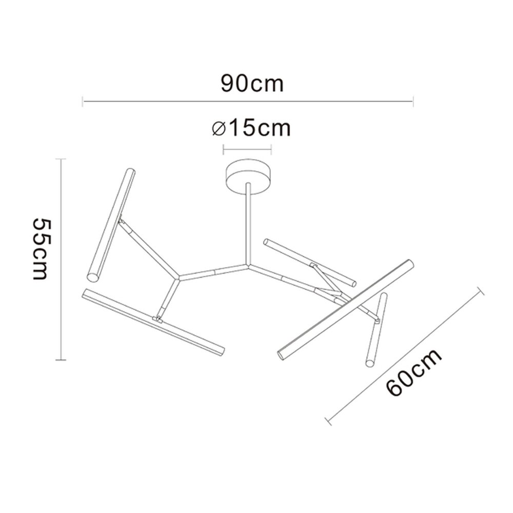 Люстра на штанге Geometry в Перми