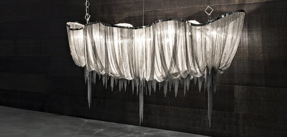 Люстра Atlantis Aluminium Chain Chandelier Люстра Atlantis Aluminium Chain Chandelier - Loft-Concept в Перми