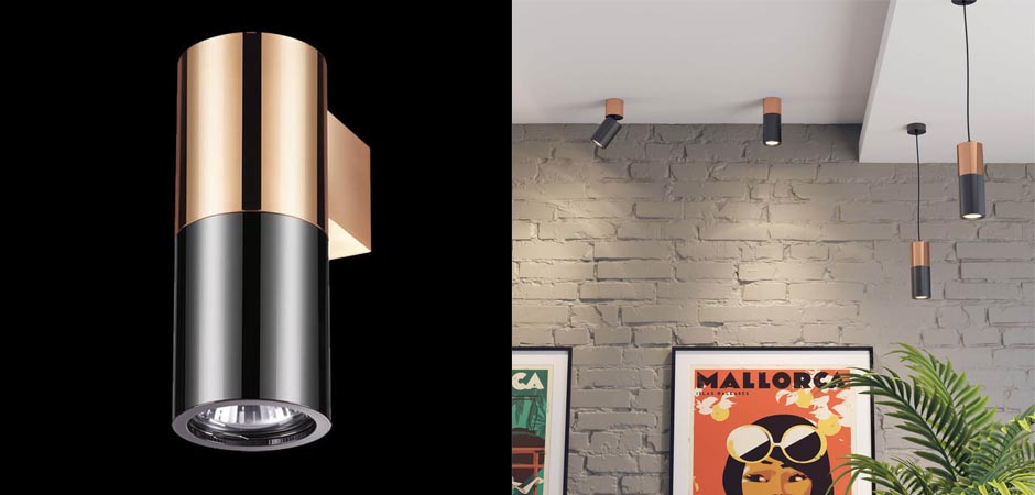 Спот Spot Illumination Sconce Black & Copper Спот Spot Illumination Sconce Black & Copper - Loft-Concept в Перми