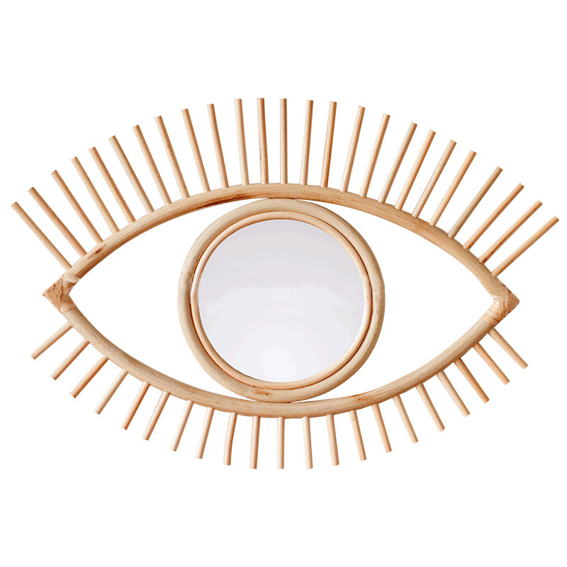 Зеркало Eye Wicker Mirror Древесина в Перми | Loft Concept 