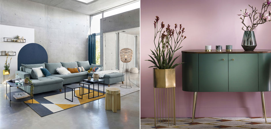 Ваза Vase On A Metal Stand Brass Ваза Vase On A Metal Stand Brass - Loft-Concept в Перми