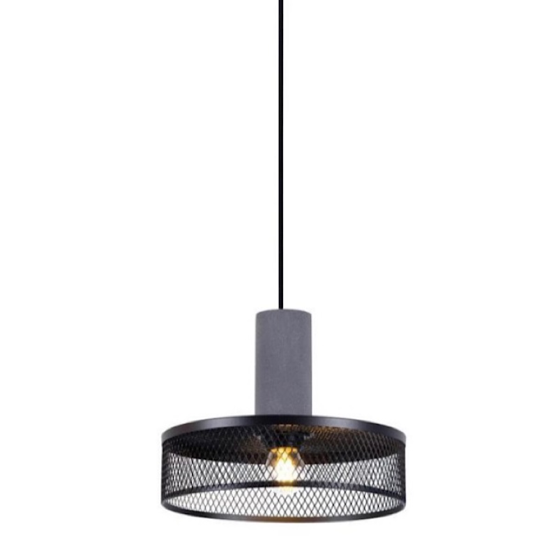 Подвесной светильник Loft Black Riveted Mesh Lighting Серый Черный матовый в Перми | Loft Concept 