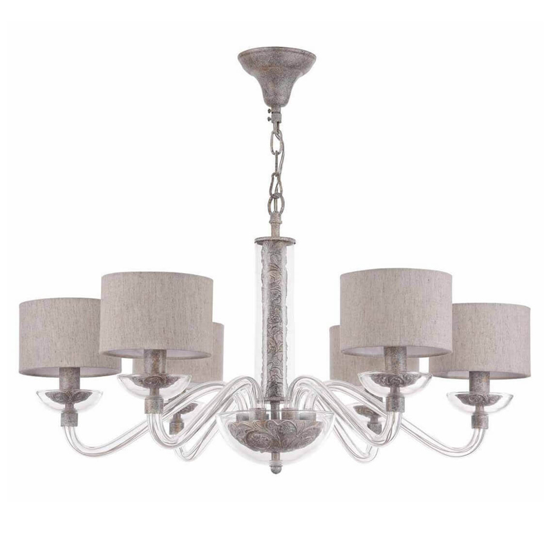 Люстра Sabella Light Chandelier 6 lamp Серый в Перми | Loft Concept 