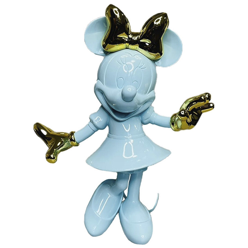 Статуэтка Минни Маус голубого цвета Minnie Mouse Blue Figurine  Голубой в Перми | Loft Concept 