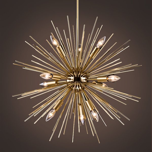 Люстра Astra Chandelier Sputnik Gold 60 Золотой в Перми | Loft Concept 