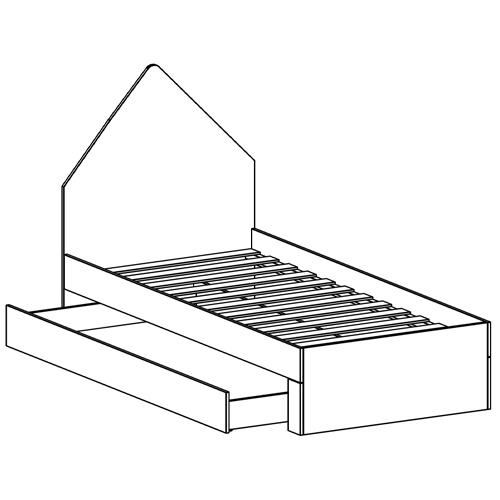 Кровать в детскую Tiny Town Bed в Перми