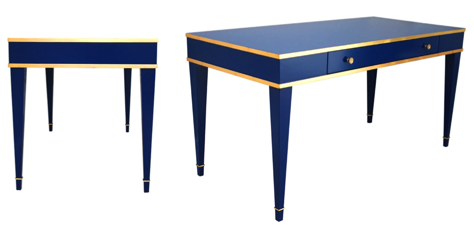 Письменный стол Kelly Desk Синий Письменный стол Kelly Desk Синий - Loft-Concept в Перми