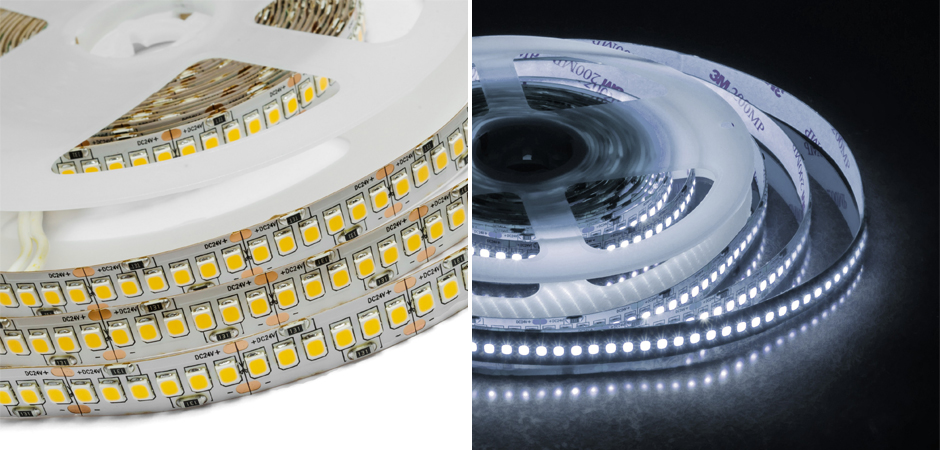 Светодиодная лента 26W/m 240LED/m 2835SMD 5м дневной белый Светодиодная лента 26W/m 240LED/m 2835SMD 5м дневной белый - Loft-Concept в Перми