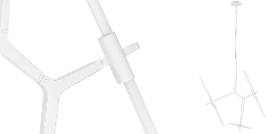 Люстра Агнес Chandelier White 6 Люстра Агнес Chandelier White 6 - Loft-Concept в Перми